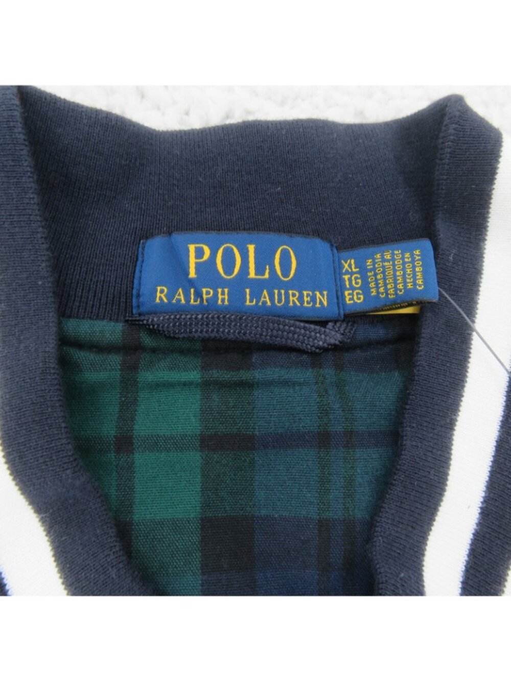 Polo Ralph Lauren Big Crest Patch Varsity Jacket Men's Size XL NEW *SEE DEFECTS* - Picture 9 of 16